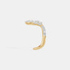 The Floating Pear Chevron Ring