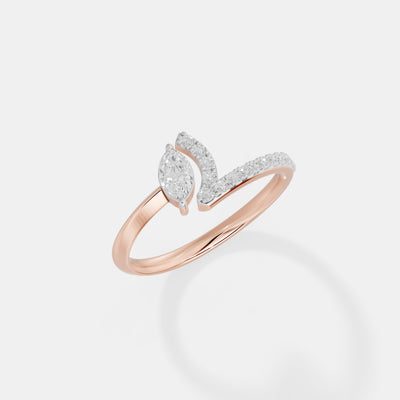 The Marquise Orbit Bypass Ring