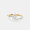 The Marquise Orbit Bypass Ring
