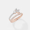 Petal Lab-Grown Diamond Asymmetric Ring