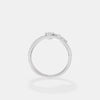 Petal Lab-Grown Diamond Asymmetric Ring