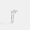 Petal Lab-Grown Diamond Asymmetric Ring