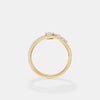 Petal Lab-Grown Diamond Asymmetric Ring