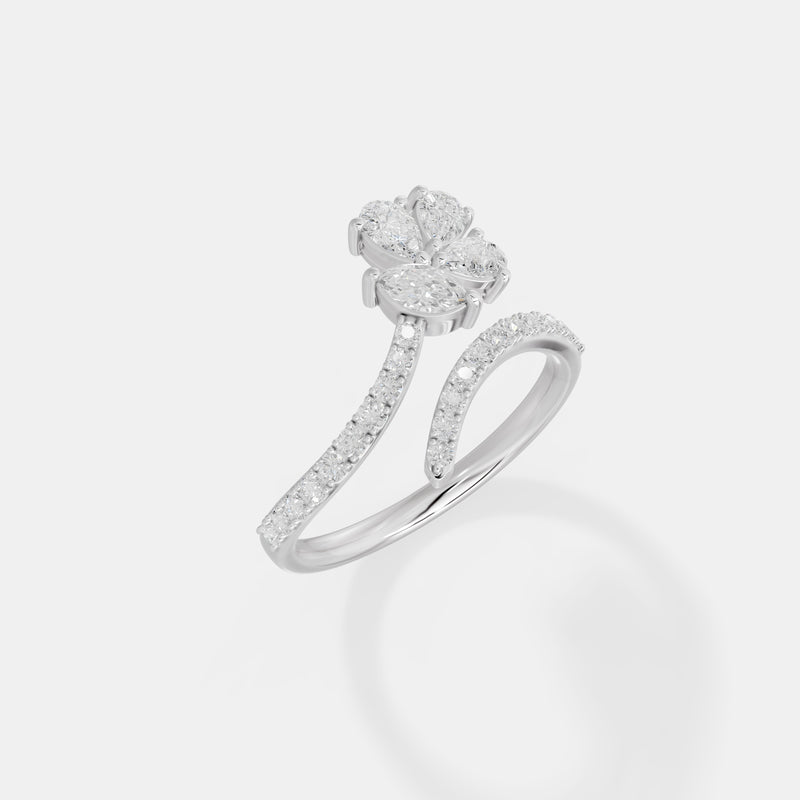 The Serpentine Flora Ring