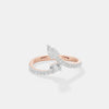 The Aria Toi et Moi Bypass Ring