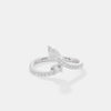 The Aria Toi et Moi Bypass Ring