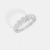 The Serene Heart-Cut Eternity Band