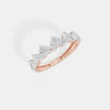 The Amore Tapered Heart Band