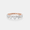 The Amore Tapered Heart Band