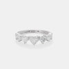 The Amore Tapered Heart Band
