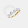 The Amore Tapered Heart Band