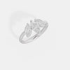 Three Stone Marquise Diamond Ring