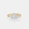 Three Stone Marquise Diamond Ring