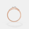 Round & Marquise Diamond Cluster Ring 