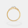 Round & Marquise Diamond Cluster Ring 