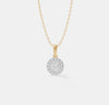 The Aura Round Halo Pendant
