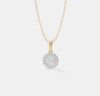 The Aura Round Halo Pendant