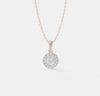 The Aura Round Halo Pendant