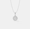 The Aura Round Halo Pendant