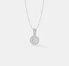 The Aura Round Halo Pendant