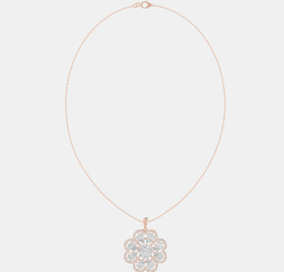 The Petite Flora Halo Pendant