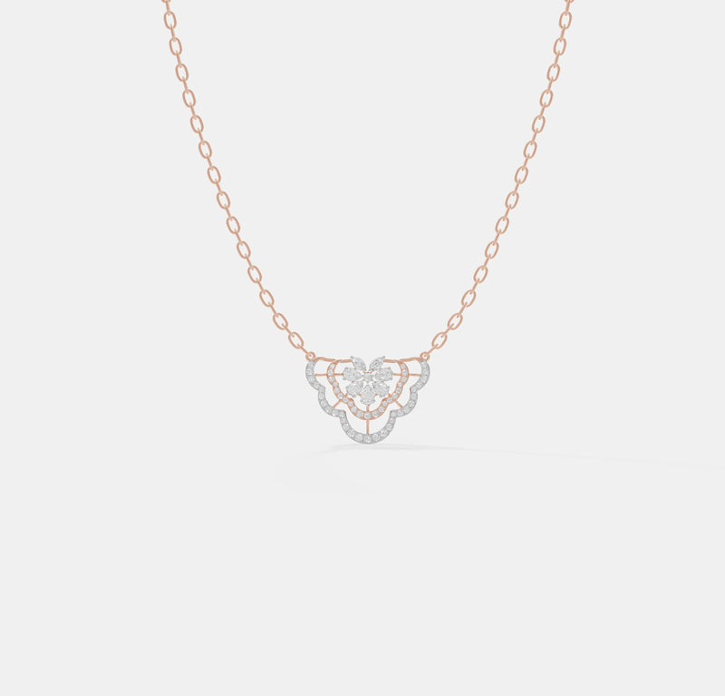 The Scalloped Lace Pendant
