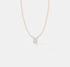 The Radiant Emerald Halo Pendant