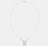 The Radiant Emerald Halo Pendant
