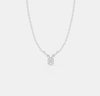 The Radiant Emerald Halo Pendant