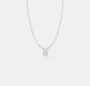The Radiant Emerald Halo Pendant
