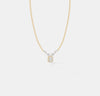 The Radiant Emerald Halo Pendant