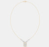 The Radiant Emerald Halo Pendant