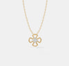 The Sculpted Clover Pendant