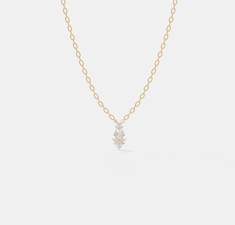 Luminous Petal Tier Pendant