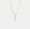 Linear Geometric Trinity Pendant
