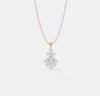 Radiant Snowflake Cluster Pendant