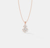 Radiant Snowflake Cluster Pendant