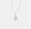 Radiant Snowflake Cluster Pendant