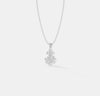 Radiant Snowflake Cluster Pendant