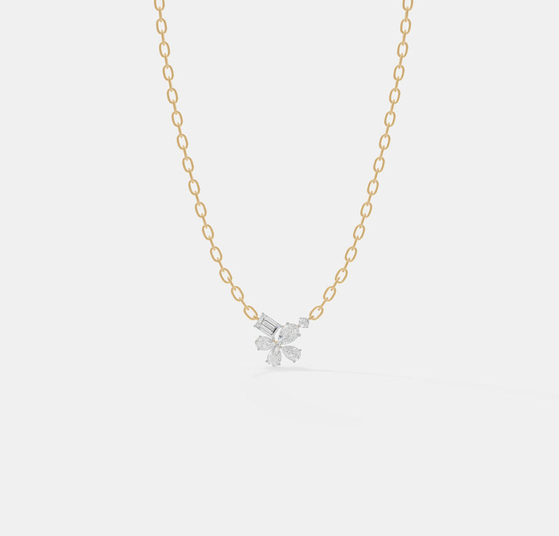 The Lumina Petal Cluster Pendant
