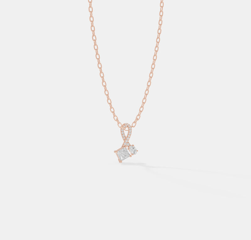 The Eternal Ribbon Duo Pendant