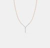 The Linear Emerald Y-Pendant