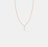 The Linear Emerald Y-Pendant