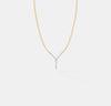 The Linear Emerald Y-Pendant