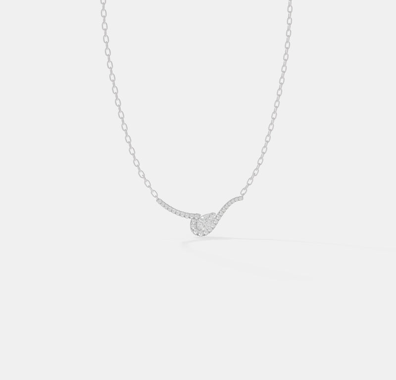 The Ethereal Serpentine Pear Pendant