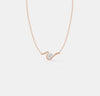 The Fluid Solitaire Oval Pendant