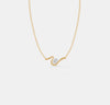 The Fluid Solitaire Oval Pendant