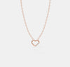 The Origami Heart Pavé Pendant