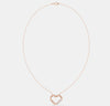 The Origami Heart Pavé Pendant