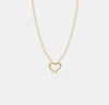 The Origami Heart Pavé Pendant
